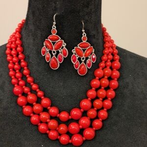 Set Earring & Necklace 19"